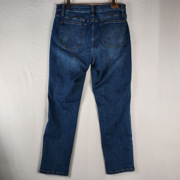Judy Blue 13/31 Boyfriend Jean Distressed Stretch Denim, Plus Curvy Friendly - Picture 2 of 11